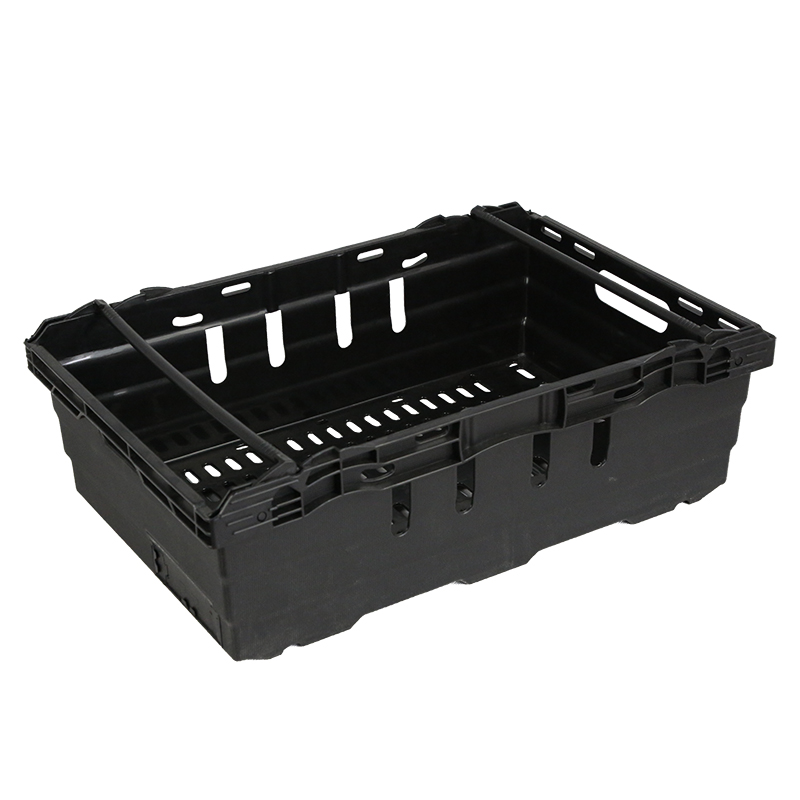 Plastic Vegetable Fruits Storage Stackable Folding Crate