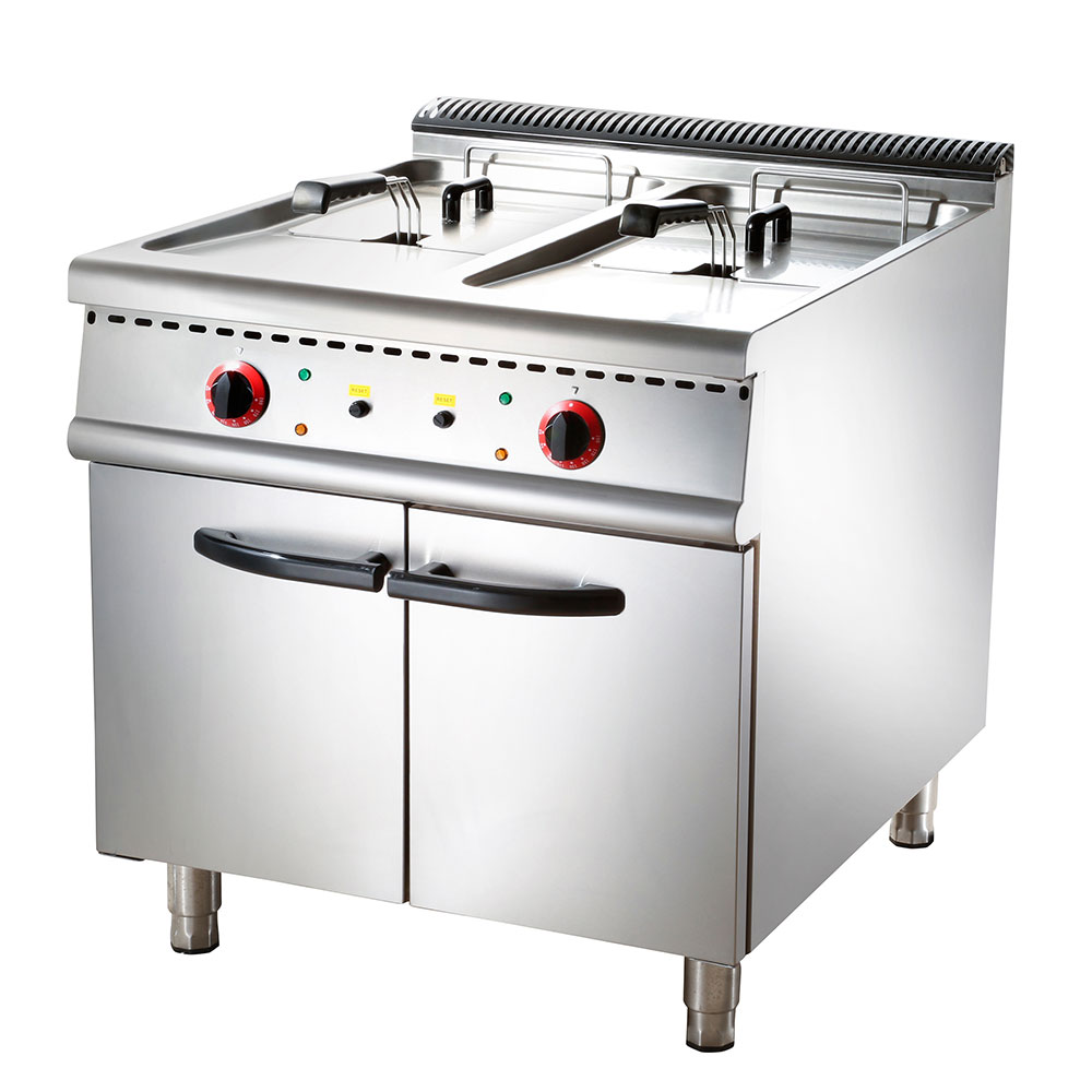 Electric Floor Fryer - 380V with Cabinet
