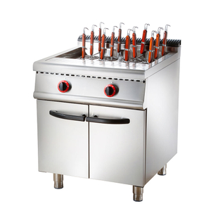 Double Tank Gas Pasta Cooker with Cabinet