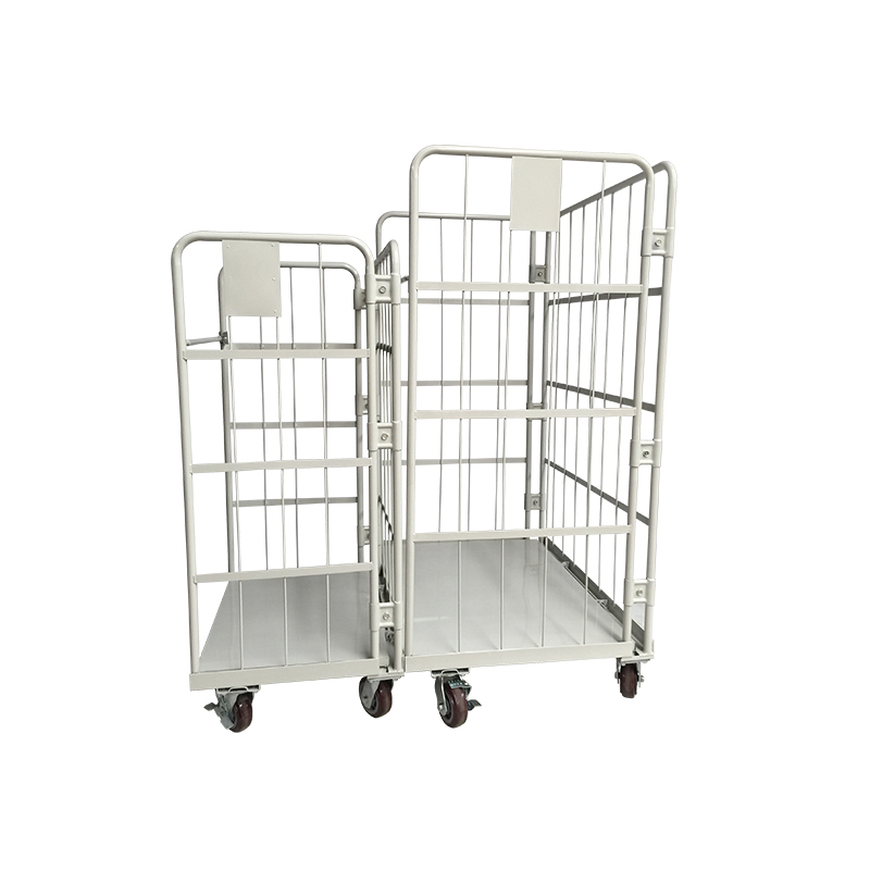 Foldable Warehouse Cage Trolley