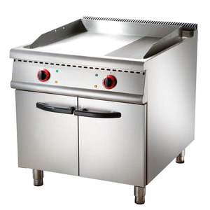 Electric Freestanding Griddle 380V with Cabinet
