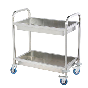 Square-tube Dishware Collecting Cart