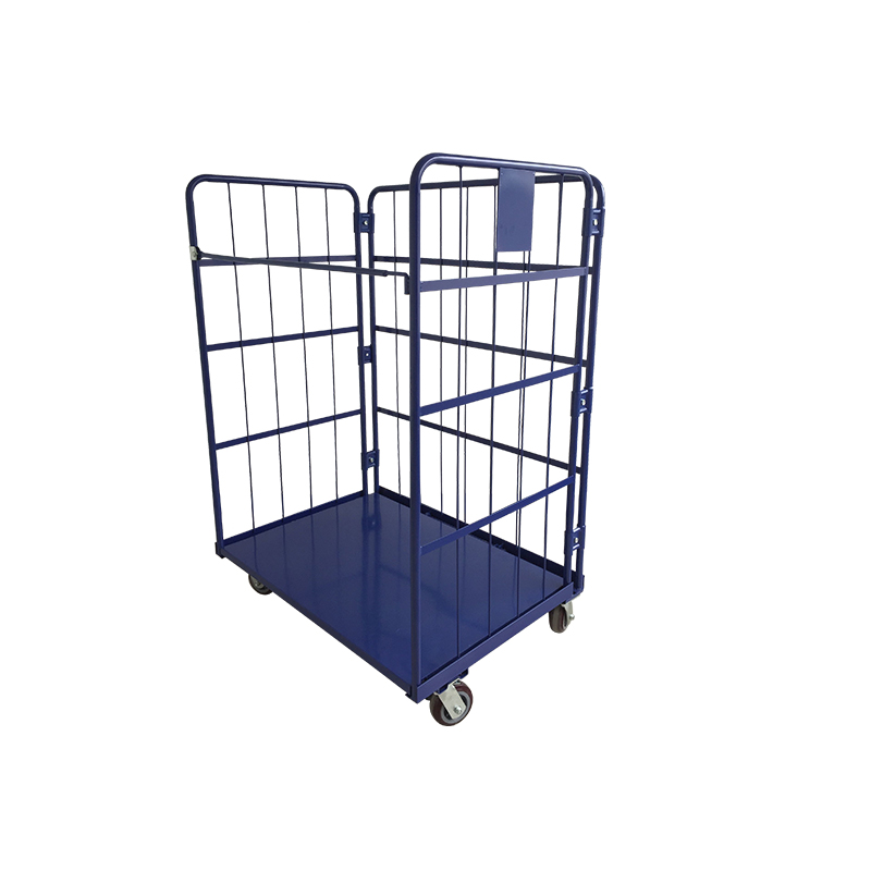 Foldable Warehouse Cage Trolley